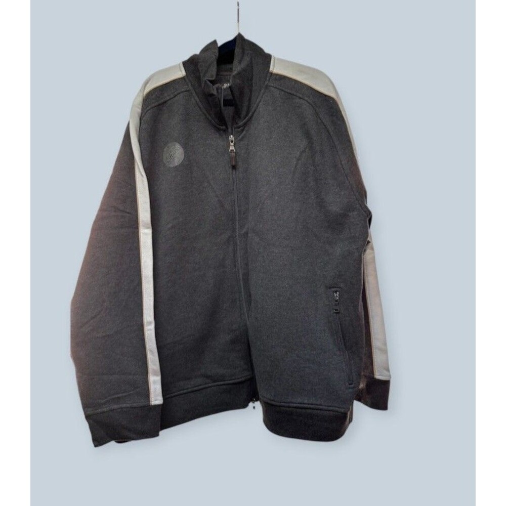 NWT St Johns Bay Gray Fleece Sweatshirt & Sweatpants Set  (2010s) XXL